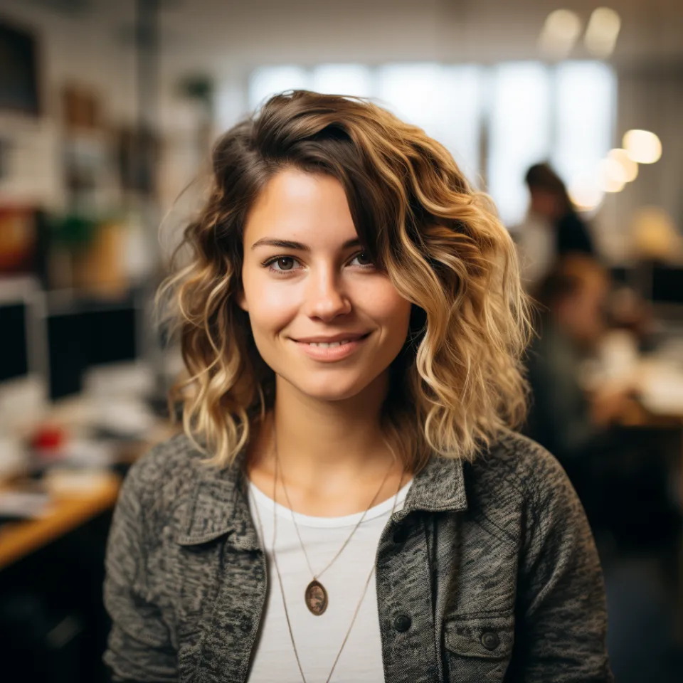 Professional woman in office environment