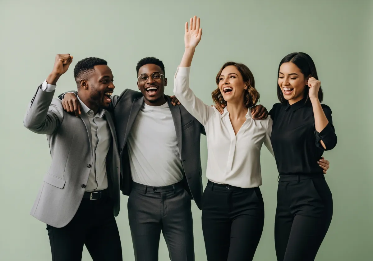 Partners discussing project commitment